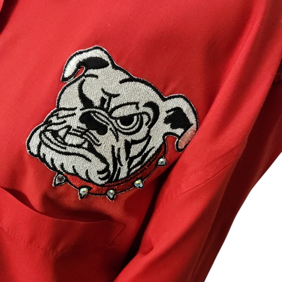 Women's Las Olas Georgia Bulldog Long Sleeve Shirt GO DAWGS!! Size Large - Picture 9 of 11